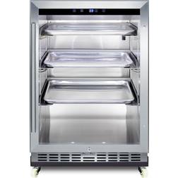 Summit Scr611glosri 24 Wide 5 Cu. Ft. Outdoor Merchandiser Stainless Steel