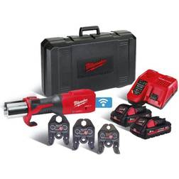 Milwaukee M18 ONEBLHPT-302C M-SET Pressmaskin med M-backar, batteri och laddare