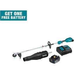 Makita 18V LXT Brushless Cordless Couple Shaft Power Head Kit w/13 in. String Trimmer & Blower Attachments, 4.0Ah