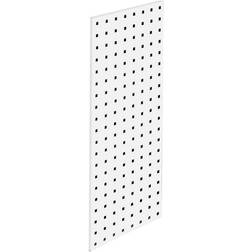 Triton LocBoard Square Hole Pegboard Strip, 30"Wx12"H, White Epoxy (1 pc)