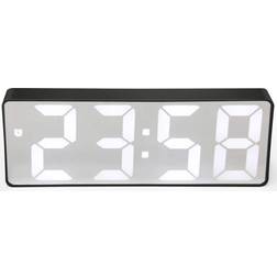 Infinity Instruments Digital Alarm Clock, 6.25" x 2.25" (20220BK) Black