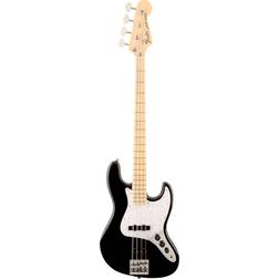 Fender U.S. Geddy Lee Jazz Bass Guitar, Maple Fingerboard, Black