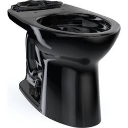 Toto Drake 24 1/2" Universal Height Tornado Flush Elongated Front Toilet Bowl Only in Ebony, C776CEF#51