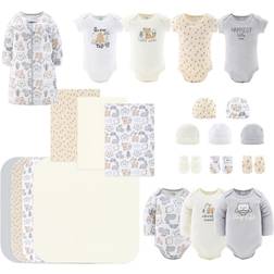 The Peanutshell Sleepy Forest 23-Piece Baby Gift Set, Grey, 0-3 Months