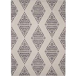 Linon Area Rug Gray, Brown 60x84"