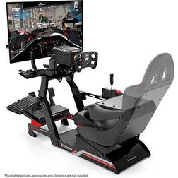 Extreme Simracing Racing Simulator Cockpit With All Accessories Black/Red - VIRTUAL EXPERIENCE V 3.0