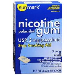 Sunmark Nicotine Polacrilex Gum 2 mg Original Flavor