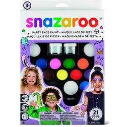 Snazaroo Face Painting Set with 20 Colors & Idea Booklet