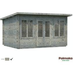 Palmako Lisa hytte grå grundbehandlet 11,5 (Gebäudefläche )