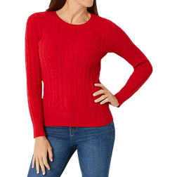 St. John's Bay Womens Crew Neck Long Sleeve Pullover Sweater