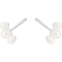 Pernille Corydon Ocean Earsticks - Silver/Pearls