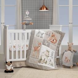 Lambs & Ivy Painted Forest 4-Piece Crib Bedding Set Crib