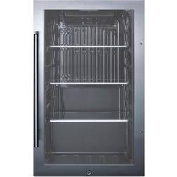 Summit Appliance SPR488BOSADA 32.5 Shallow Silver, Black