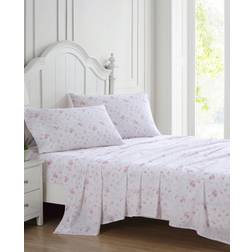 Laura Ashley Garden Muse 4-Pc. Bed Sheet Pink