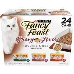 Fancy Feast Gravy Lovers Poultry with Chicken Turkey Beef Collection Gourmet