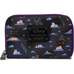 Disney Character Animals Cloud Dreams Zip-Around Faux Leather Wallet Multi