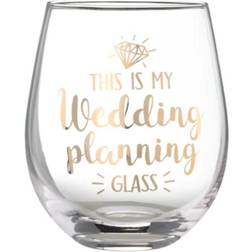 Lillian Rose This is My Wedding Planning Wine Glass 18fl oz