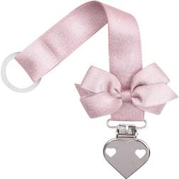 Little Wonders Glitter w. Bow/Heart Pacifier Holder