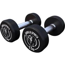 Gorilla Sports Rubber pair 2.5KG