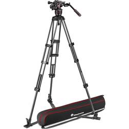 Manfrotto 3-Section CF Twin Leg Tripod with Nitrotech 608 Head & Ground Spreader