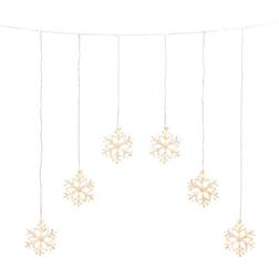 Konstsmide 6 Snowflakes Lichterkette 6 Lampen 6Stk.