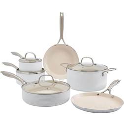 Denmark Monaco Cookware Set with lid 10 Parts