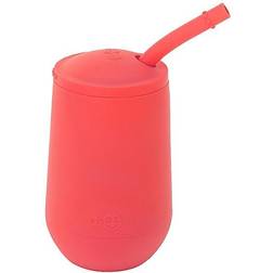 Ezpz Happy Cup Straw System In Coral Coral 8 Oz