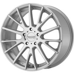 American Racing Aluminum Rim AR904 17X7in Bright Silver Face Finish AR90477012440