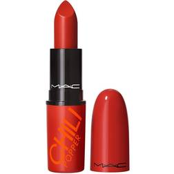 MAC Cosmetics Lustreglass Lipstick Chili Popper