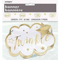 Unique Party Twinkle Twinkle Little Star Paper Garland 7 ft 1ct