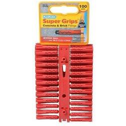 SRP 502 Solid Super Grips Fixings Red