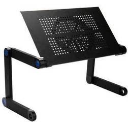 Mind Reader Black Lap Desk with Ventilated