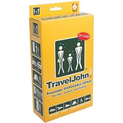 Traveljohn! Resealable Disposable Urinal (Set Of 6) White White 6 Pack