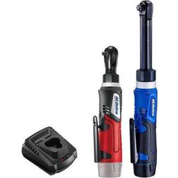 ACDelco ARW1218-K18 G12 Series 12V Li-ion Cordless 3/8 Extended Ratchet Wrench & Â¼ Ratchet Wrench Combo Tool Kit