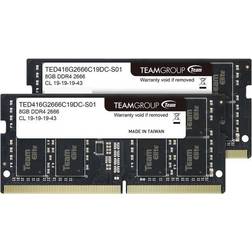 Team Elite SO-DIMM DDR4 2666MHz 2x8GB (TED416G2666C19DC-S01)