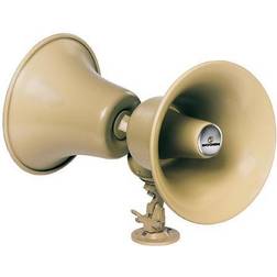 Bogen BDT30A, 30W Bidirectional Twin-Horn Loudspeaker, Mocha