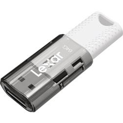 LEXAR JumpDrive S60 64GB USB 2.0 Flash Drive (LJDS60-64GBNBNU) Black