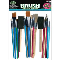 Royal Assorted Brush Value Pack 25/Pkg