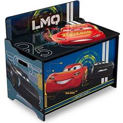 Delta Children Disney Pixar Cars Deluxe Wood Toy Box