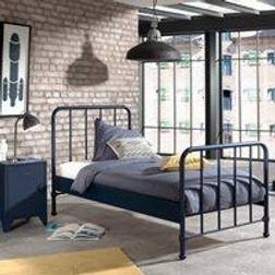 Cuckooland Bronxx Metal Kids Bed - Matte Black