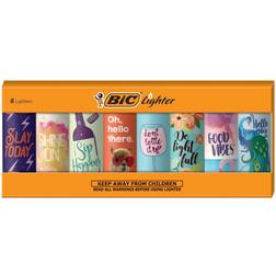 Bic Special Edition Positive Aspirations Series Lighters, Set of 8 Lighters