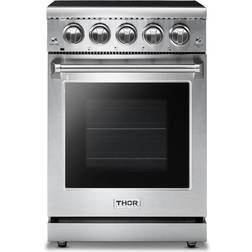 Thor Kitchen HRE2401 3.73 Ft. Capacity Range with Heavy Duty Control Silver