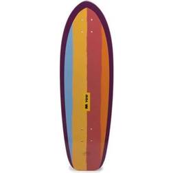 Yow Your Own Wave Power Surfing Series Surfskate Deck (Hossegor) Orange/Gul/Blå