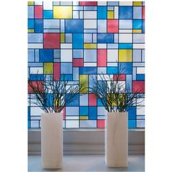 Brewster Fablon Mondrian Self Adhesive Window Film Window Film