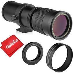 Opteka 420-800mm f/8.3 Telephoto Zoom Lens for Canon EOS EF-M M200