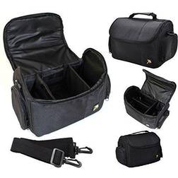 Pro Deluxe Large Carrying Bag Camera Case for Canon EOS RP M100 Rebel SL3
