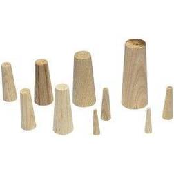 Plastimo Pack of 9 Emergency Wooden Conical Plugs