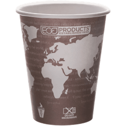 Eco-Products EP-BHC8-WA 8 oz World Art Hot Cups