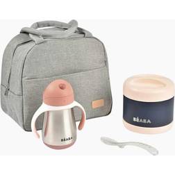 Beaba On-The-Go Meal Set in Rose