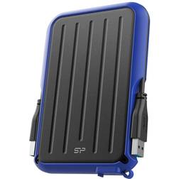 Silicon Power 2TB Game Drive External Hard Drive A66, Compatible with PS5 PS4 Xbox One PC and Mac Blue